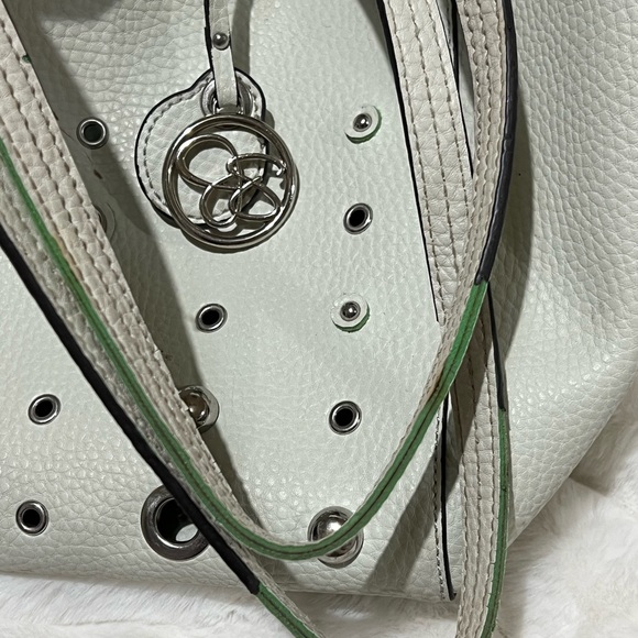 Jessica Simpson white and green lining with silver studs - Picture 5 of 11